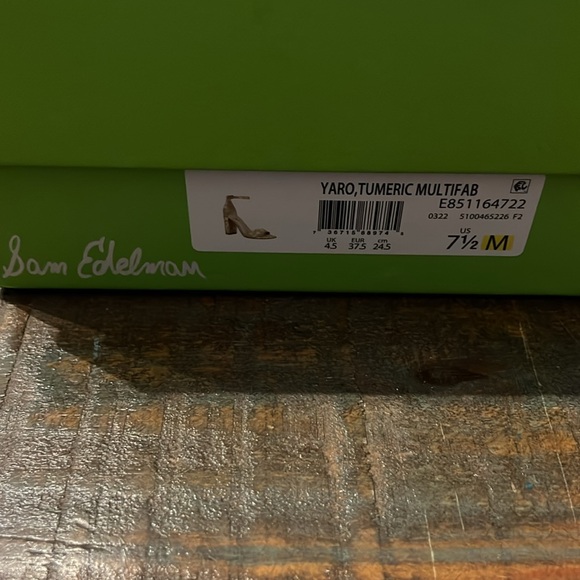 Women Sam Edelman Yaro, Tumeric Heel size 7 1/2 (24.5cm) - Picture 7 of 8